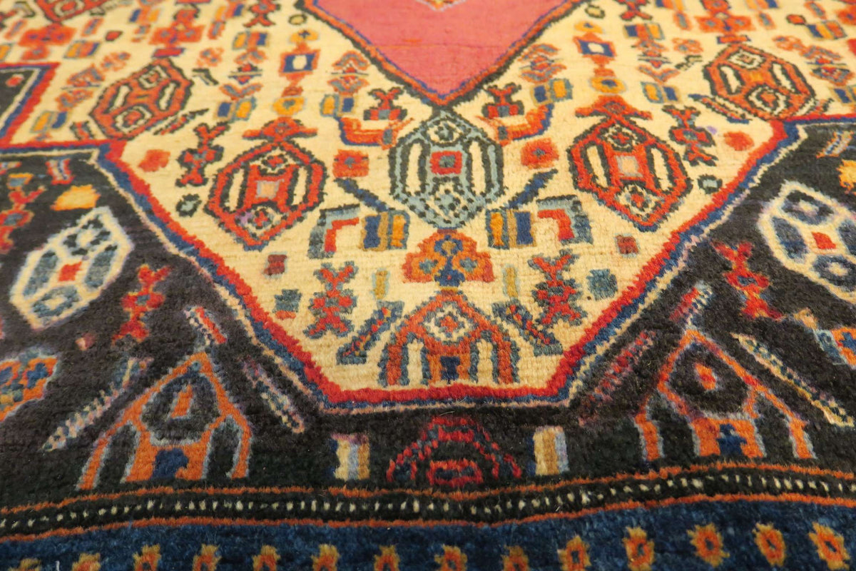 4' 1" x 5' 2" Persian Sanandaj Rug