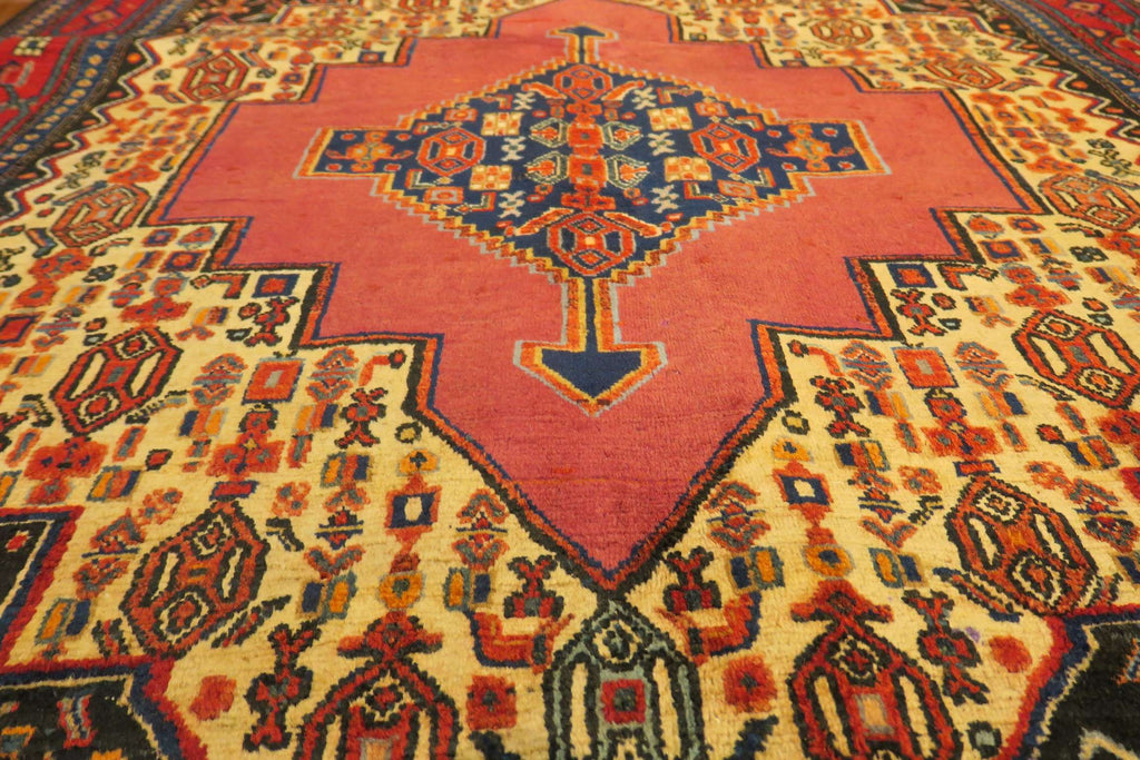 4' 1" x 5' 2" Persian Sanandaj Rug