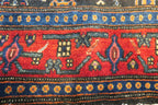 4' 1" x 5' 2" Persian Sanandaj Rug
