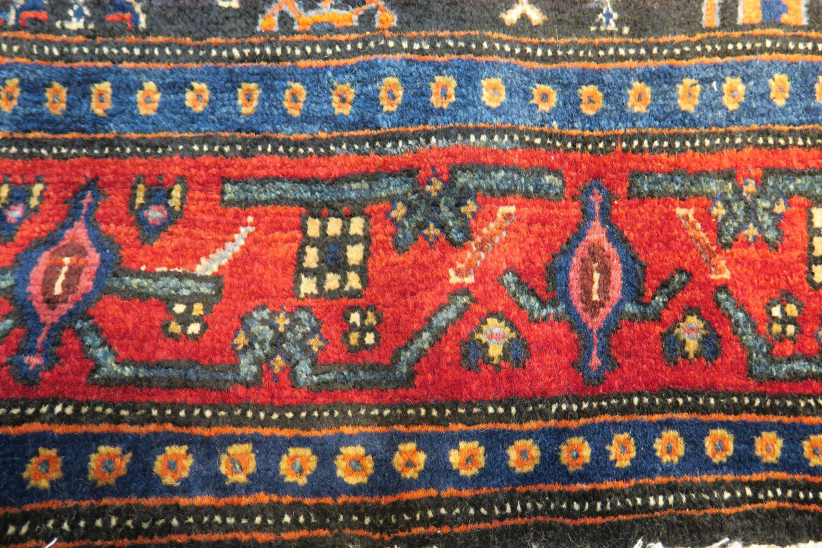 4' 1" x 5' 2" Persian Sanandaj Rug