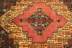 4' 1" x 5' 2" Persian Sanandaj Rug
