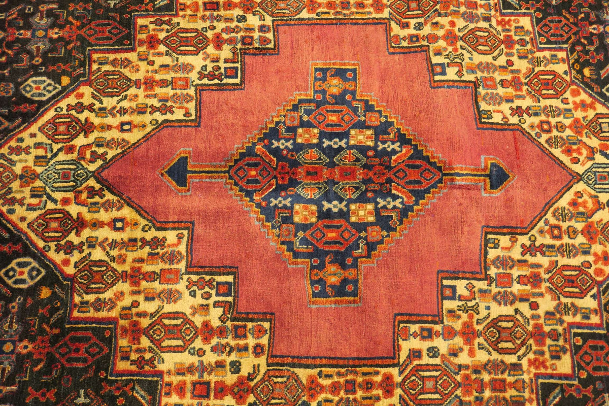 4' 1" x 5' 2" Persian Sanandaj Rug