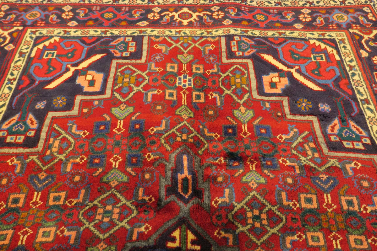 3' 4" x 5' 2" Persian Zanjan Rug