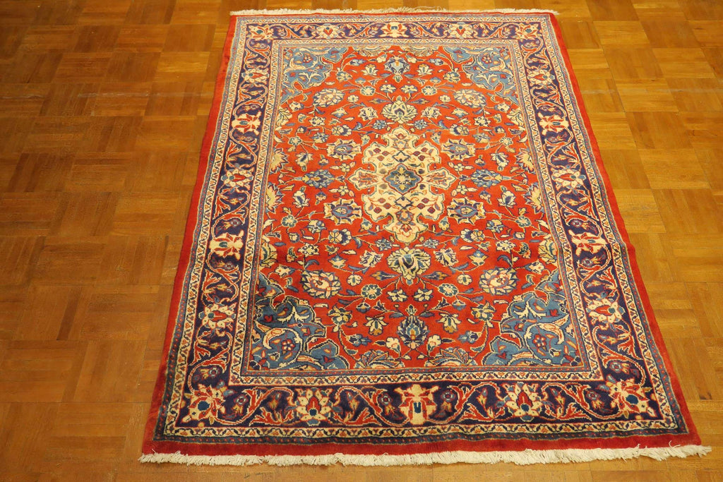 3' 4" x 5' 1" Persian Sarouk Rug