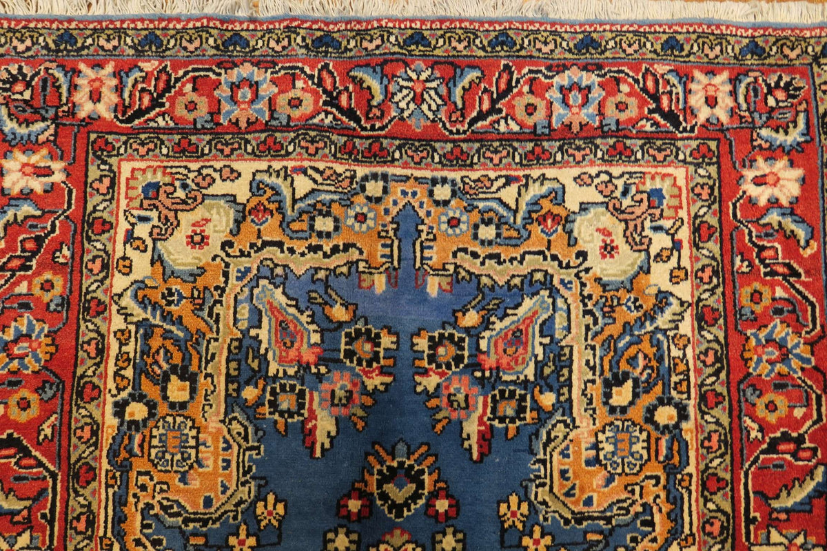 3' 3" x 5' 2" Persian Sarouk Rug