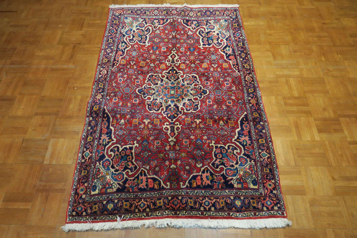 3' 5" x 5' 3" Persian Zanjan Rug