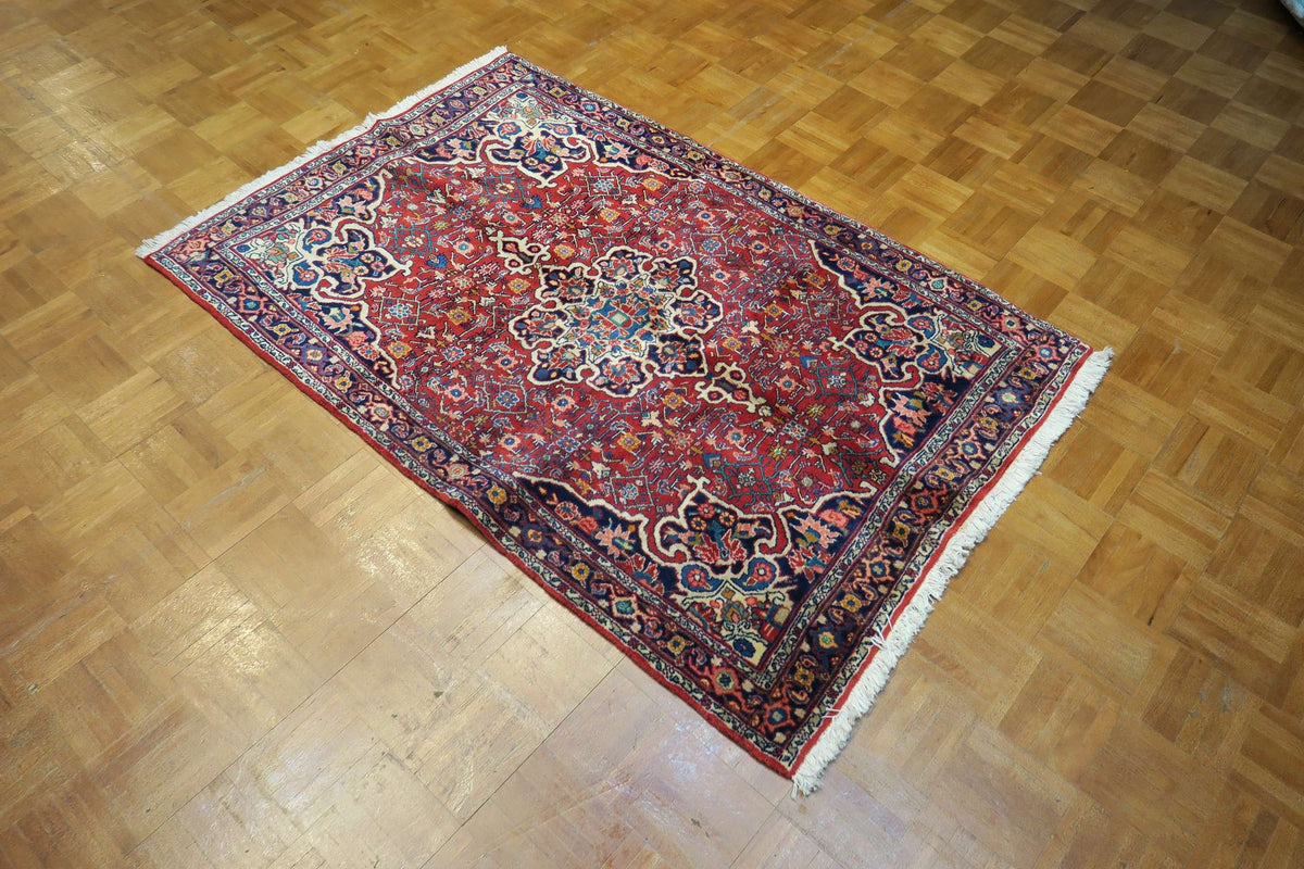 3' 5" x 5' 3" Persian Zanjan Rug