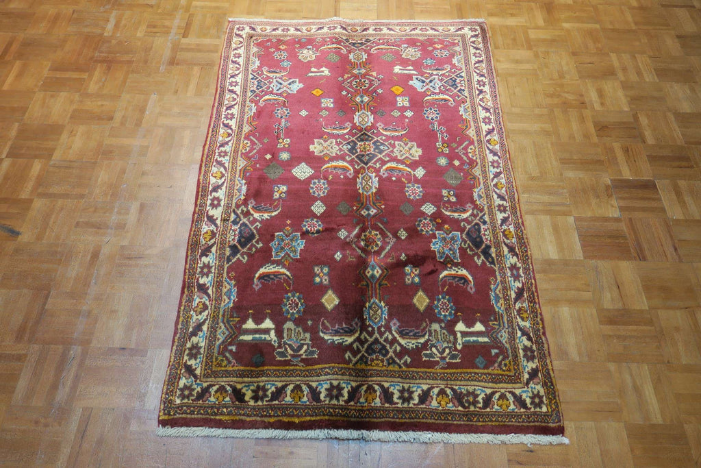 3' 4" x 4' 10" Persian Shiraz Rug