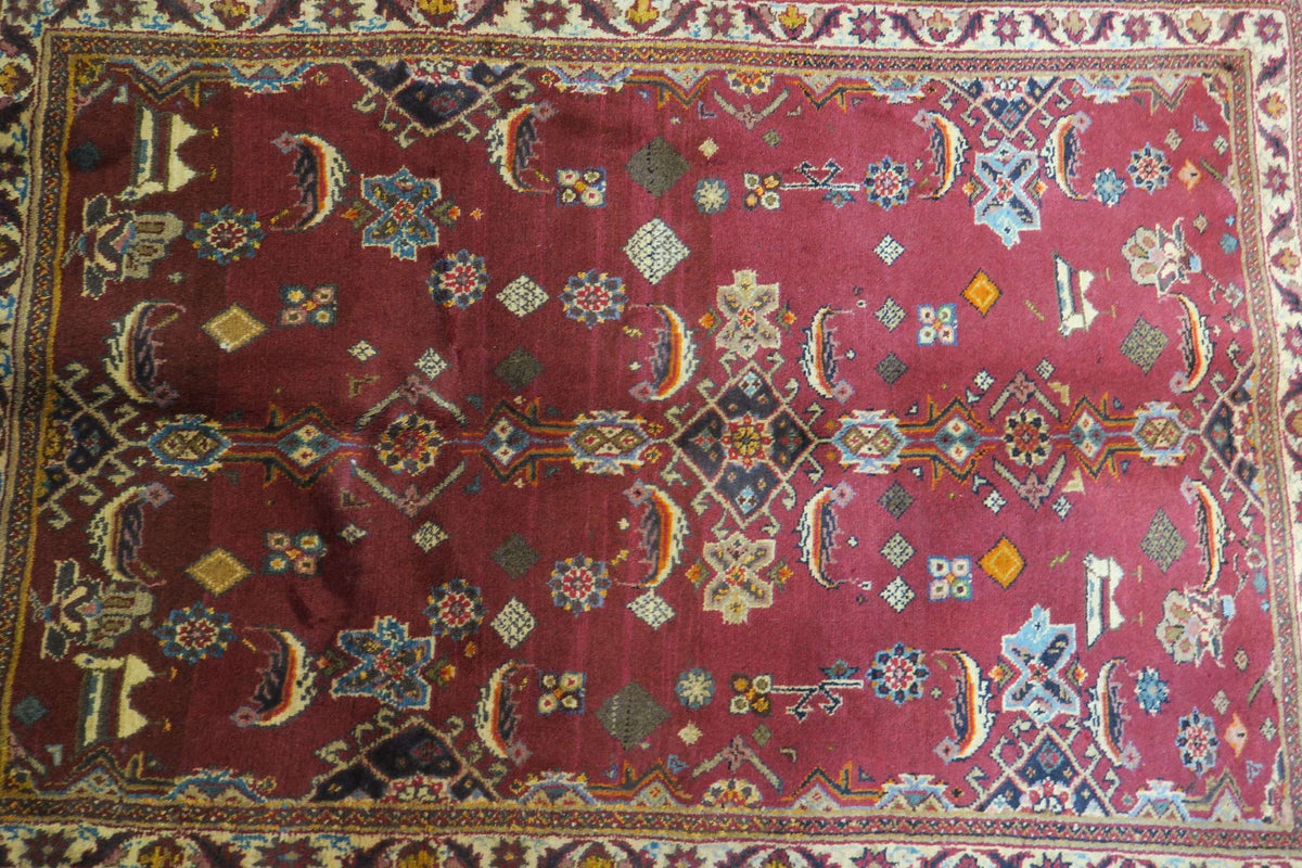 3' 4" x 4' 10" Persian Shiraz Rug