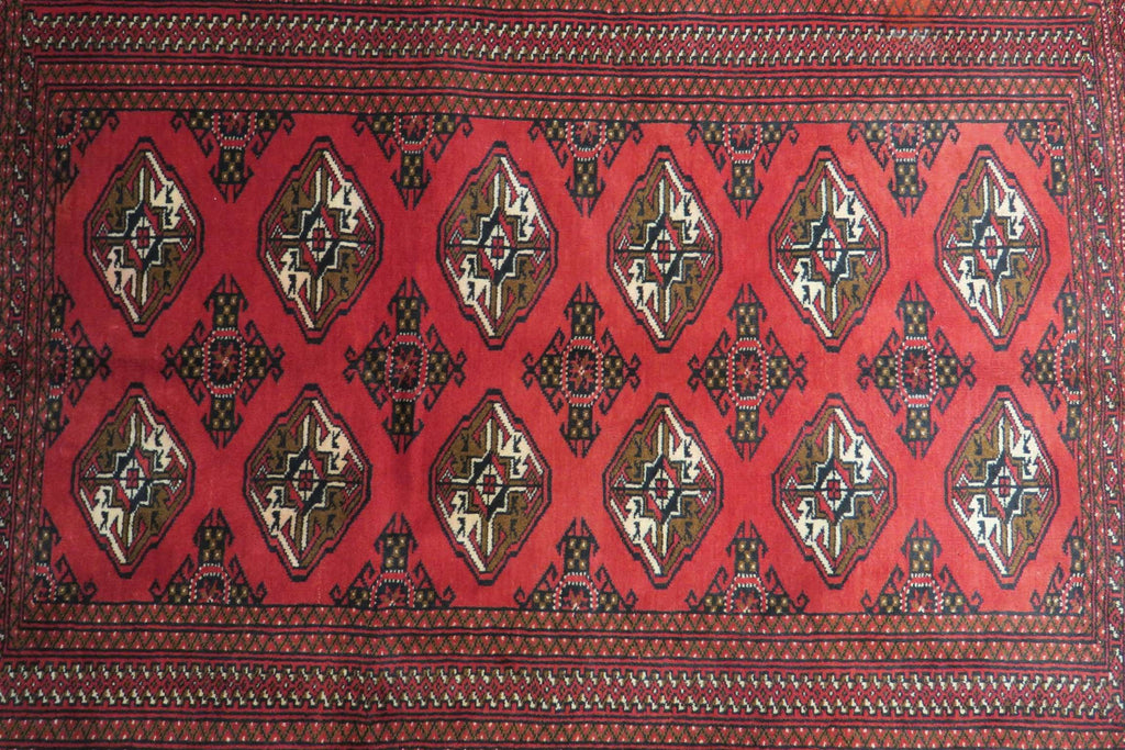 3' 2" x 4' 8" Persian Turkeman Rug