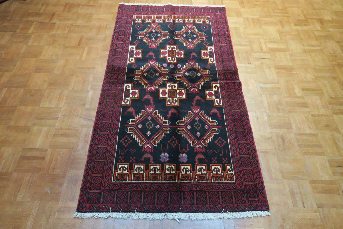 3' 3" x 6' 2" Persian Baluch Rug