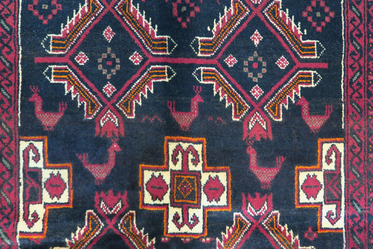 3' 3" x 6' 2" Persian Baluch Rug
