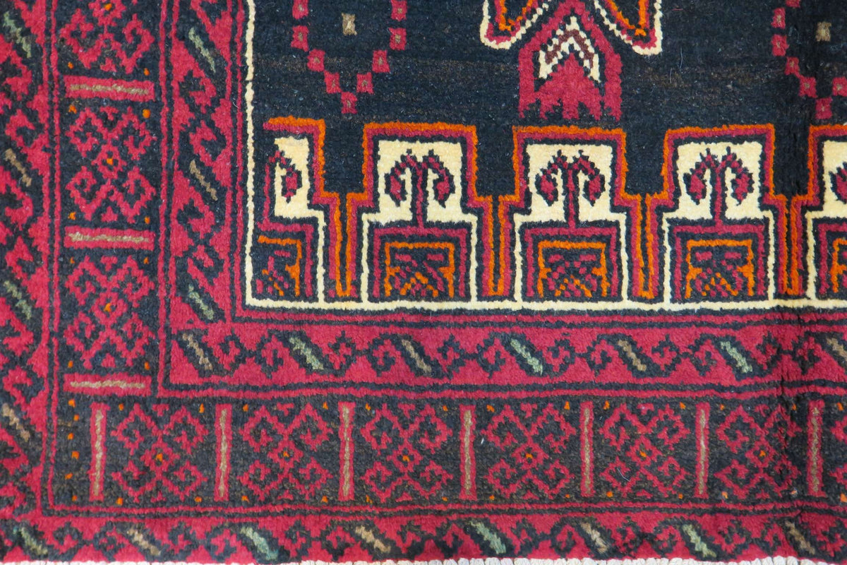 3' 3" x 6' 2" Persian Baluch Rug