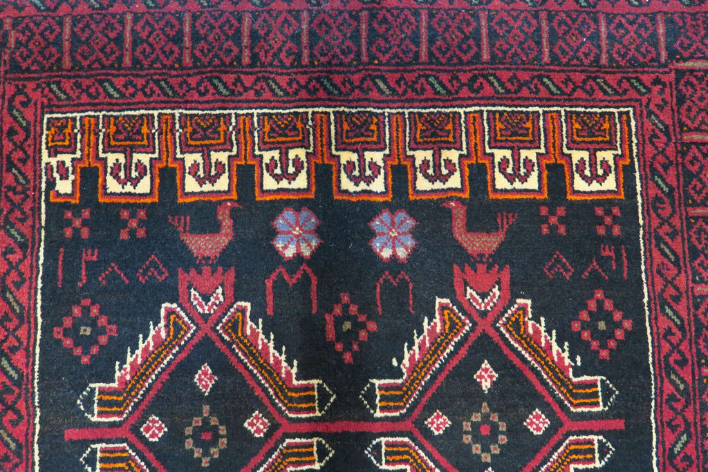 3' 3" x 6' 2" Persian Baluch Rug