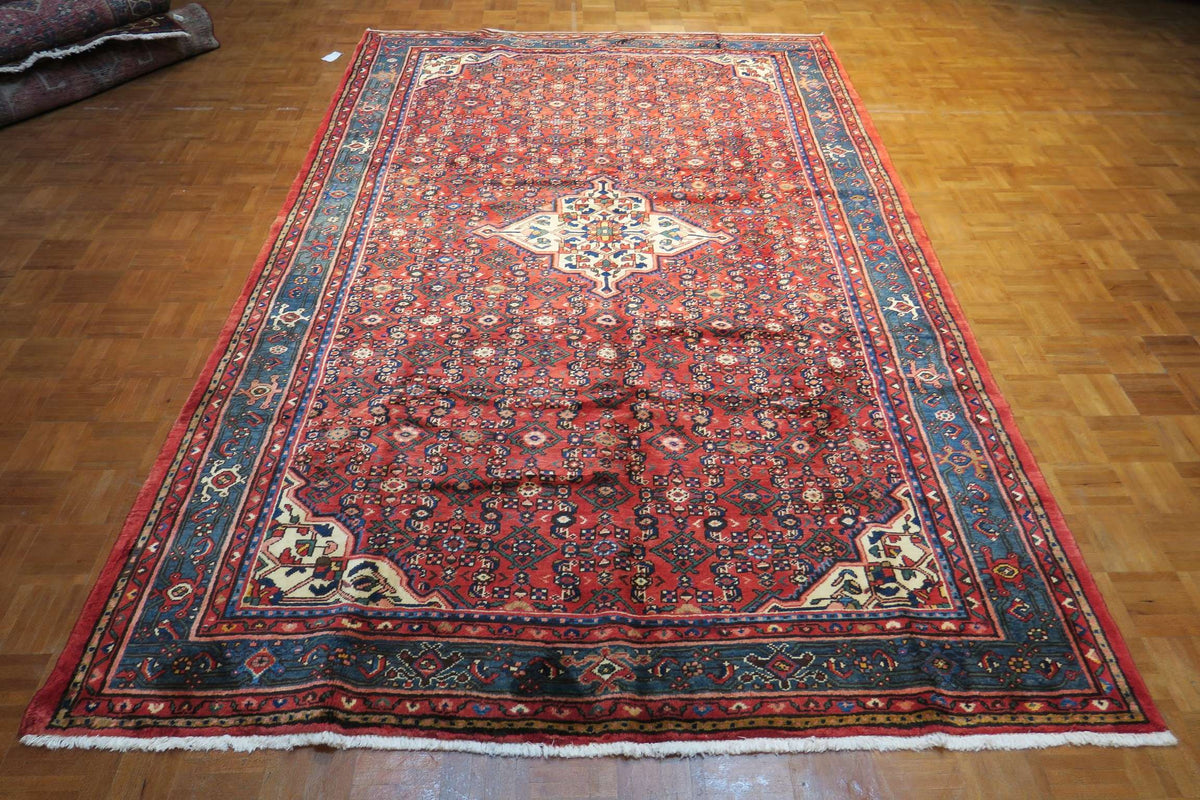 6' 9" x 10' 3" Persian Hamadan Rug