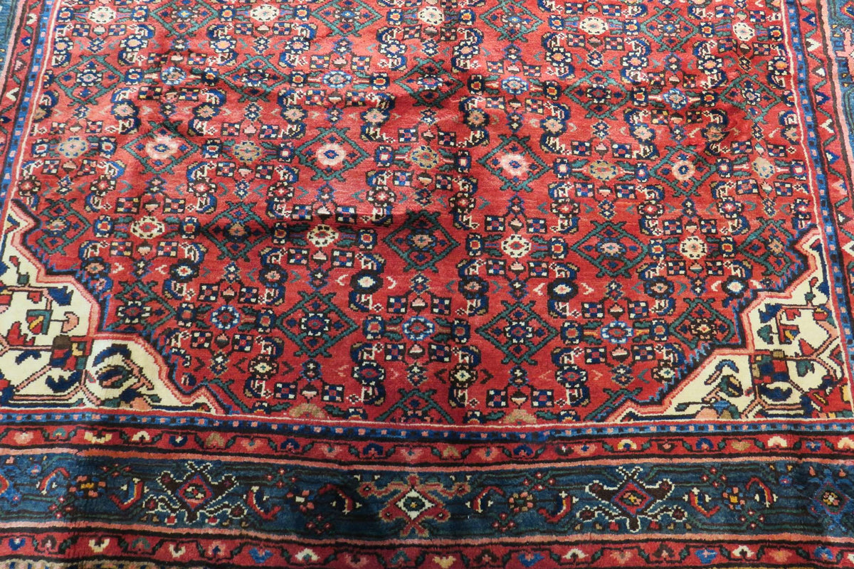 6' 9" x 10' 3" Persian Hamadan Rug