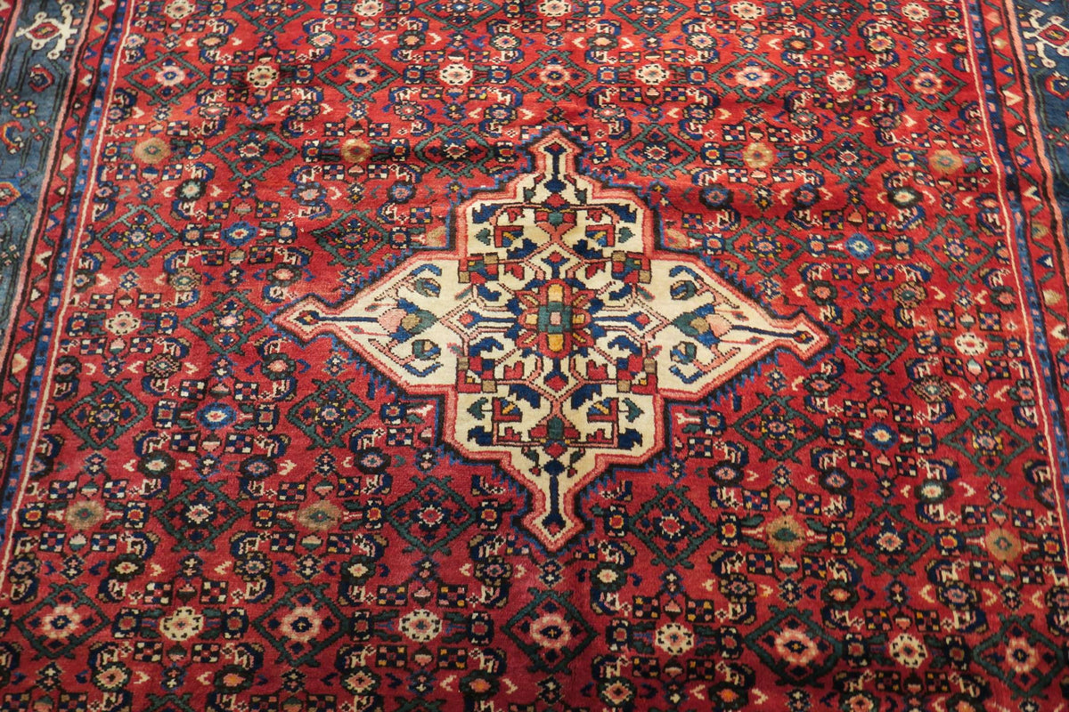 6' 9" x 10' 3" Persian Hamadan Rug