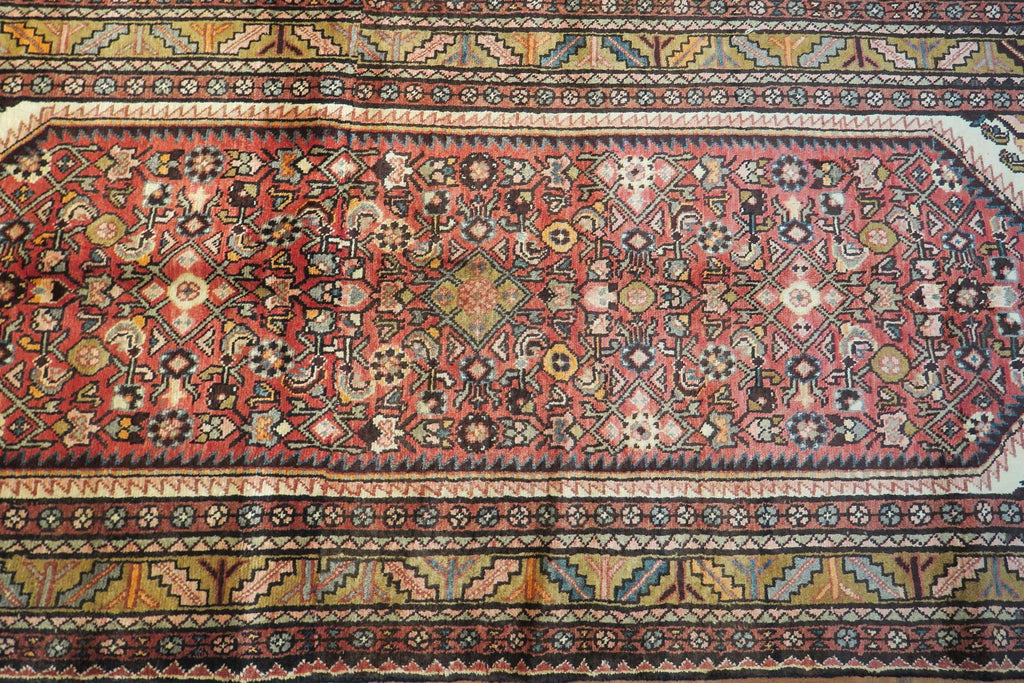 3' 6" x 8' 2" Vintage Hamadan Runner
