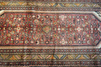 3' 6" x 8' 2" Vintage Hamadan Runner