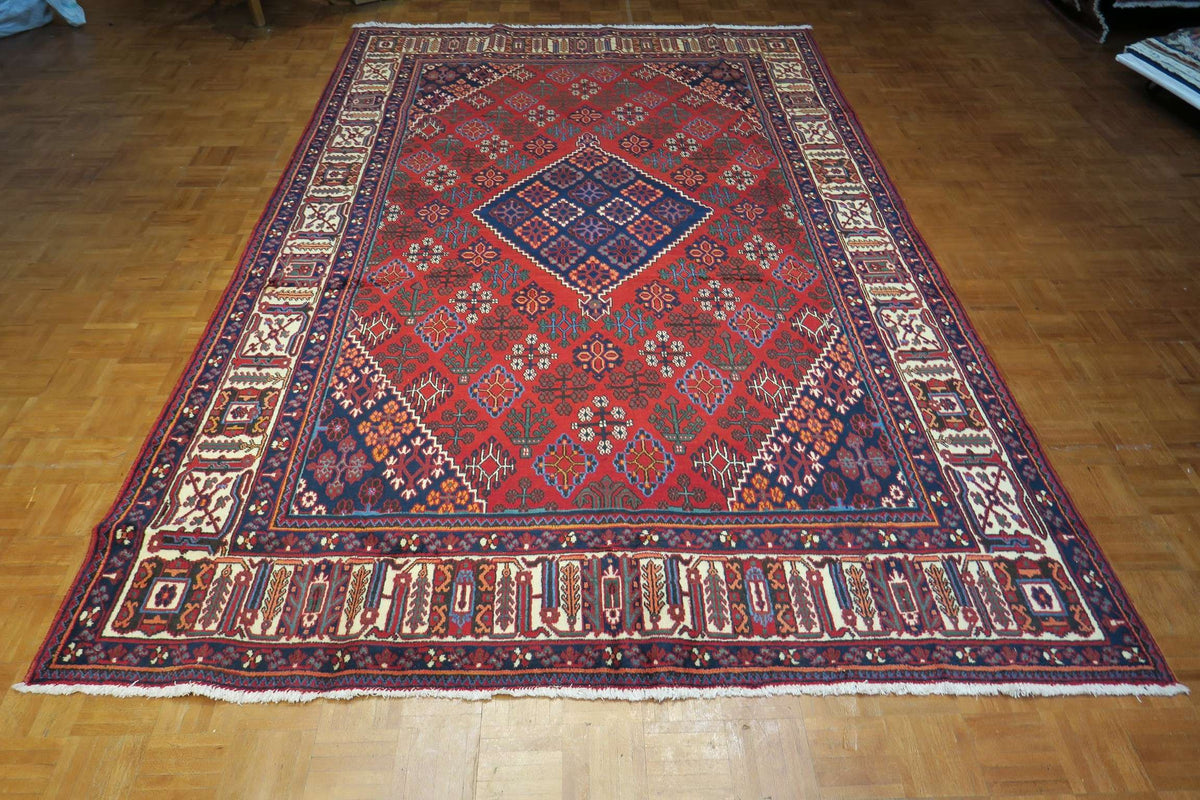 7' 3" x 11' 0" Persian Joshaghan Rug