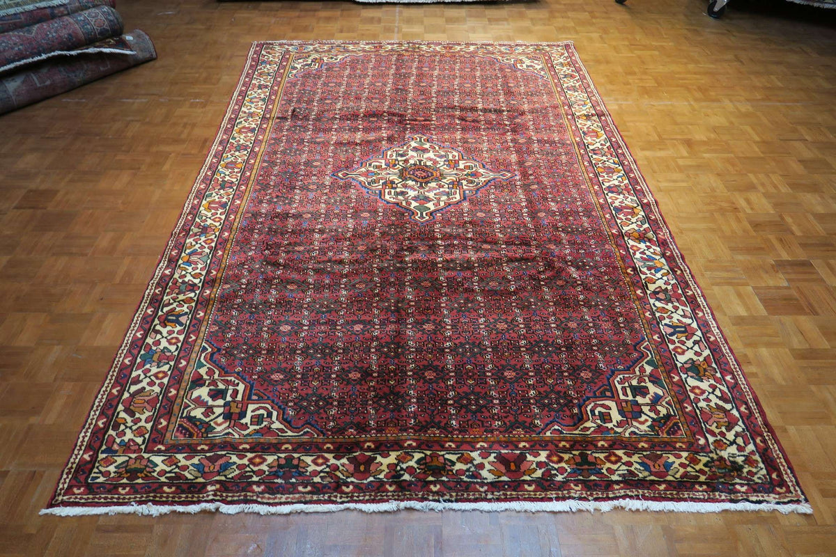 6' 9" x 10' 4" Persian Hamadan Rug