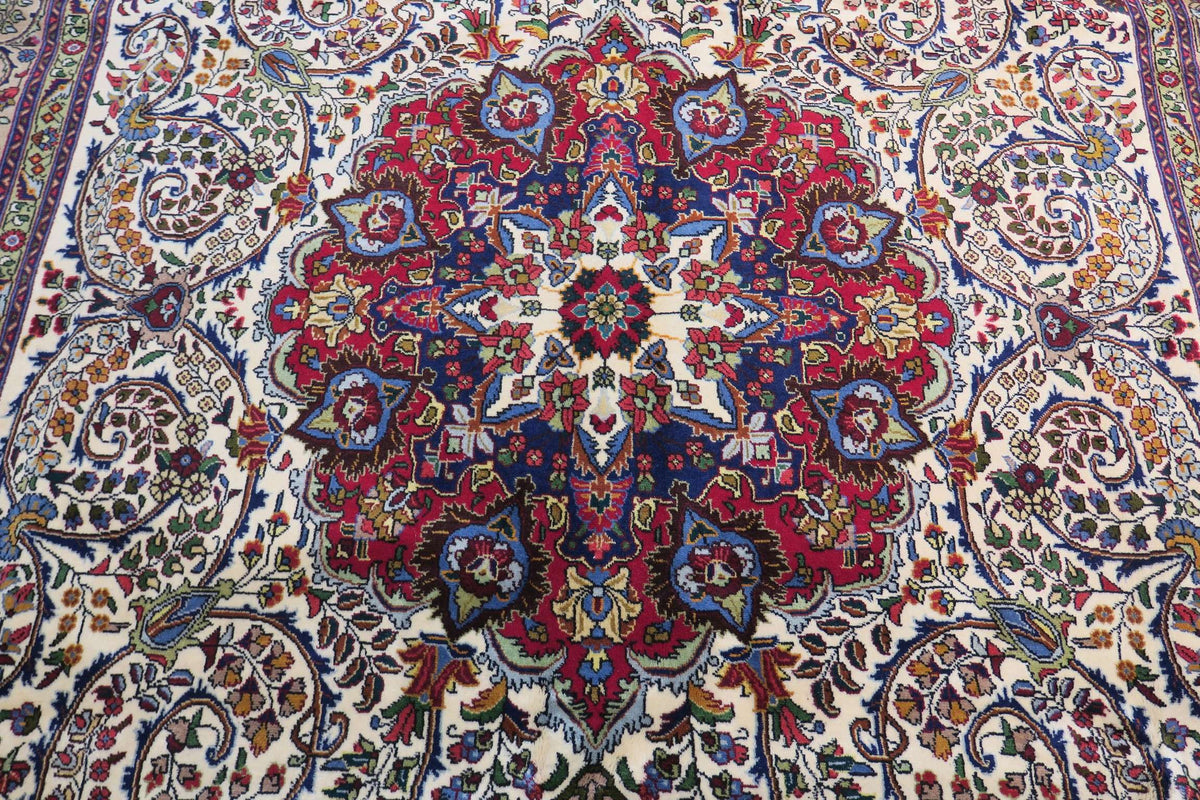 6' 8" x 10' 4" Persian Tabriz Rug