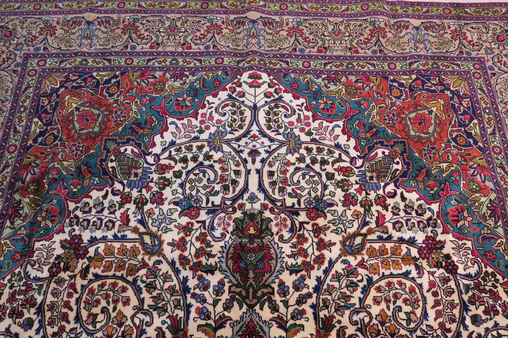 6' 8" x 10' 4" Persian Tabriz Rug