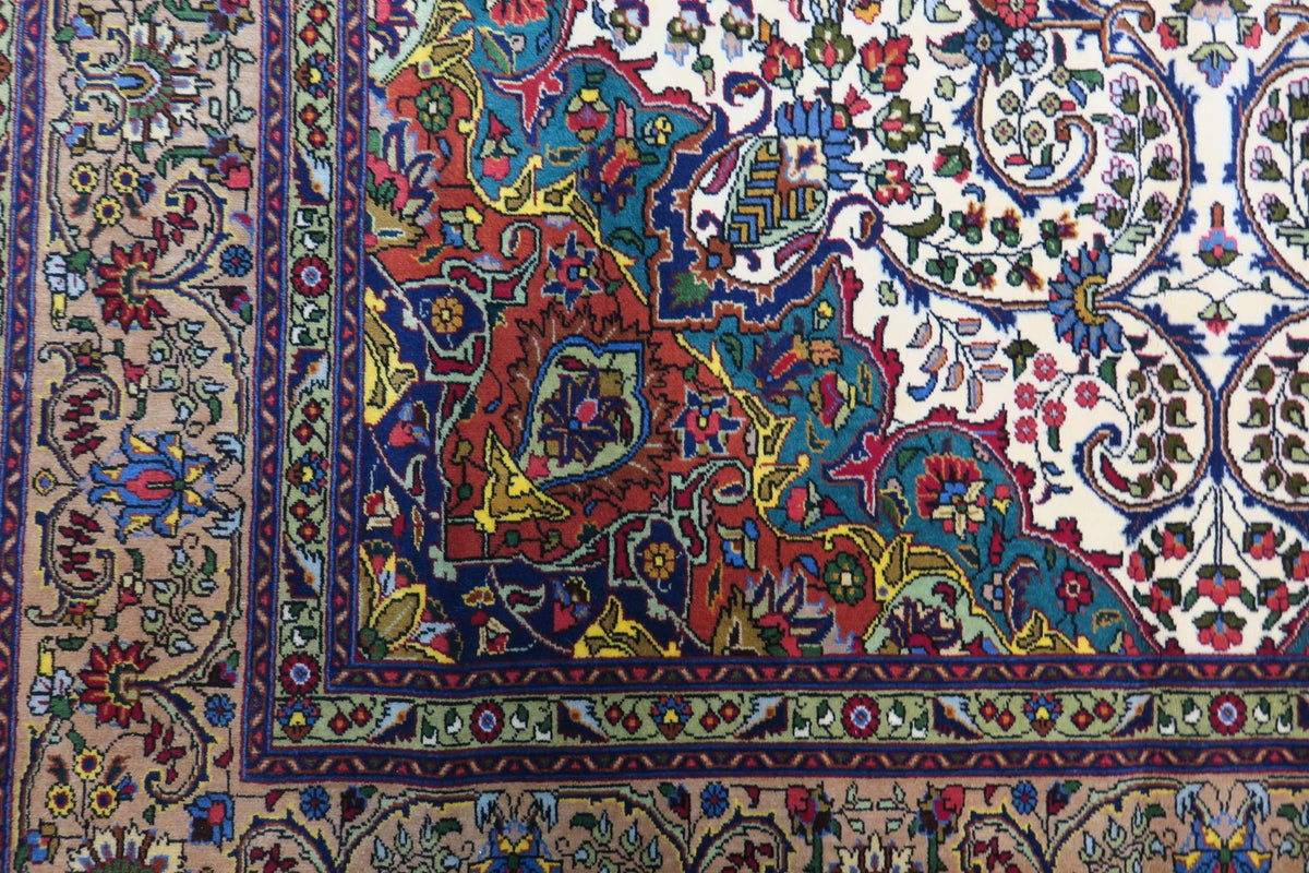 6' 8" x 10' 4" Persian Tabriz Rug