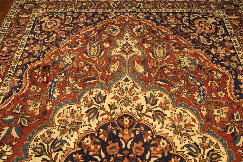 6' 9" x 11' 1" Vintage Bakhtiar Rug