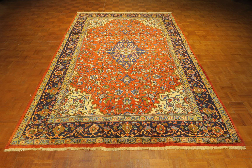 6' 8" x 10' 2" Persian Golpayegan Rug
