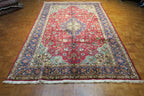 7' 6" x 11' 1" Persian Tabriz Rug