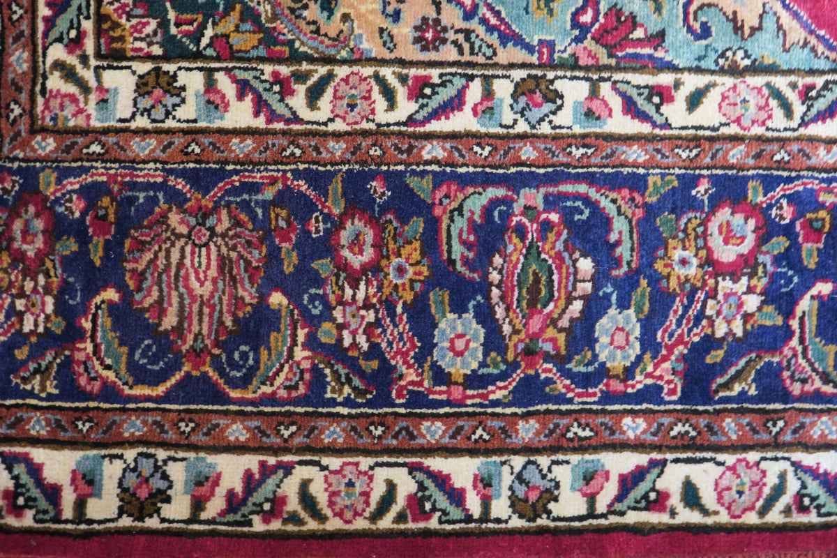 7' 6" x 11' 1" Persian Tabriz Rug