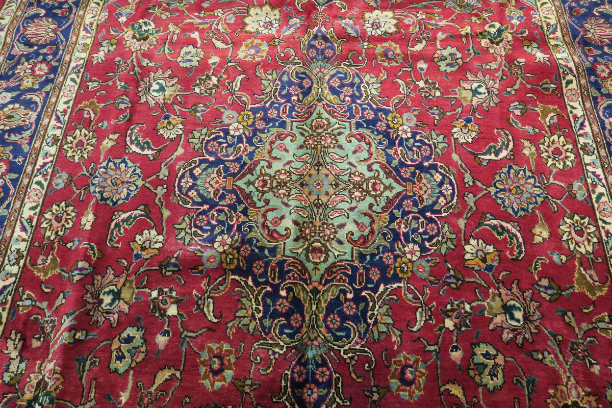 7' 6" x 11' 1" Persian Tabriz Rug