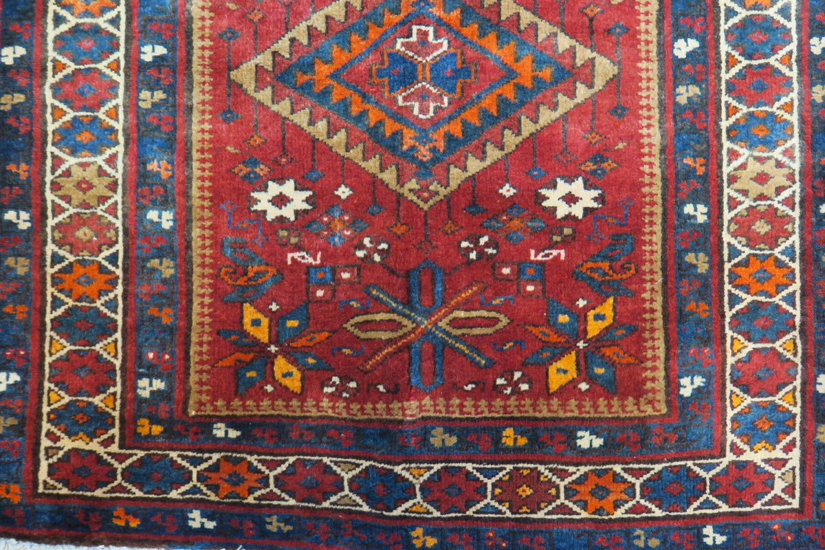 3' 1" x 11' 2" Persian Karaja Runner