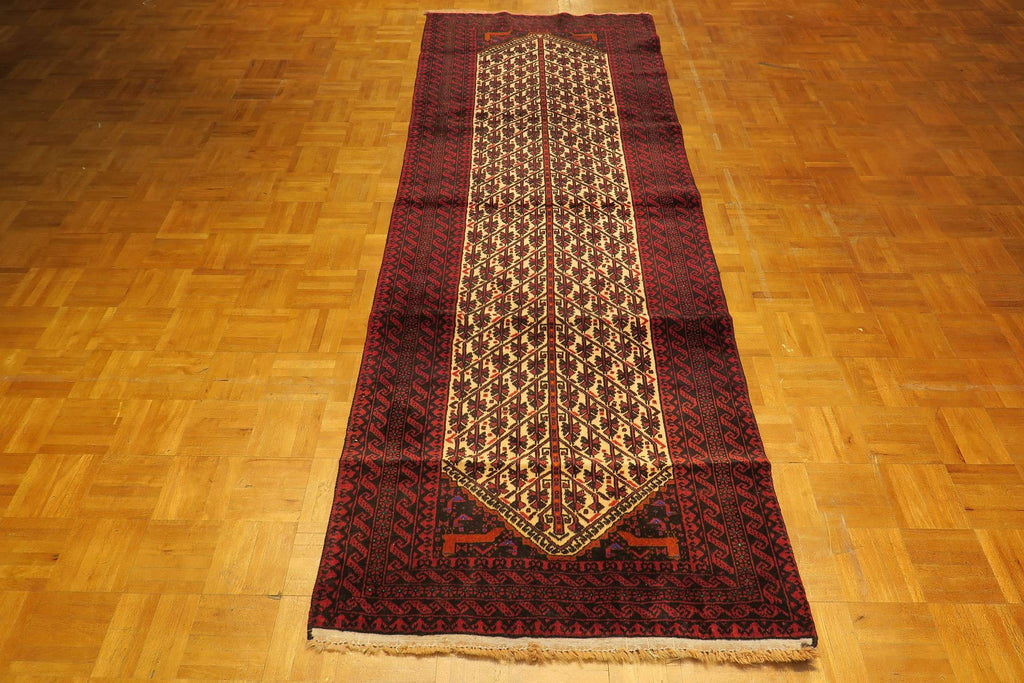 3'2'' x 8'5'' Persian Baluch Runner