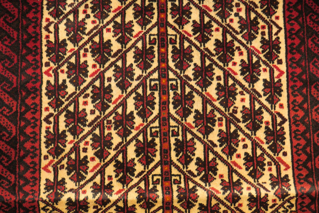 3'2'' x 8'5'' Persian Baluch Runner