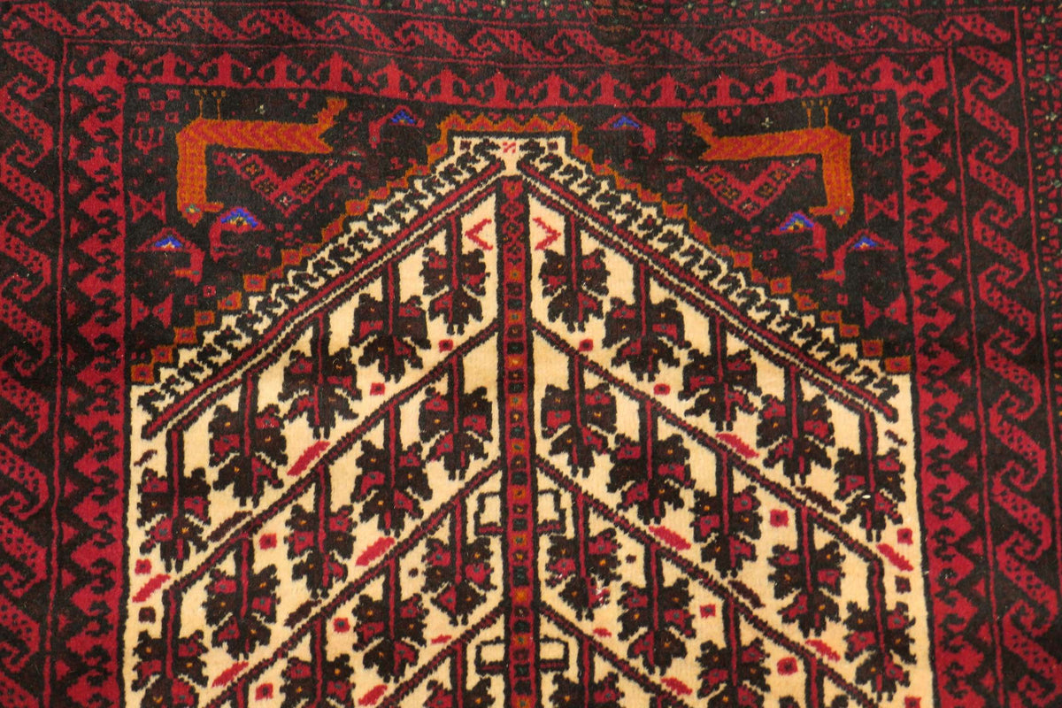 3'2'' x 8'5'' Persian Baluch Runner