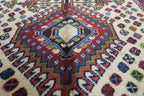 2' 6" x 4' 3" Vintage Yalameh Rug