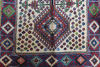 2' 6" x 4' 3" Vintage Yalameh Rug