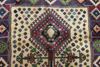 2' 6" x 4' 3" Vintage Yalameh Rug