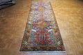 3'7'' x 10'2'' Persian Ardabil Runner