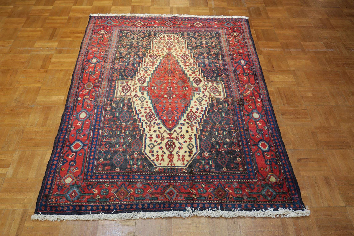 3' 9" x 5' 2" Persian Sanandaj Rug