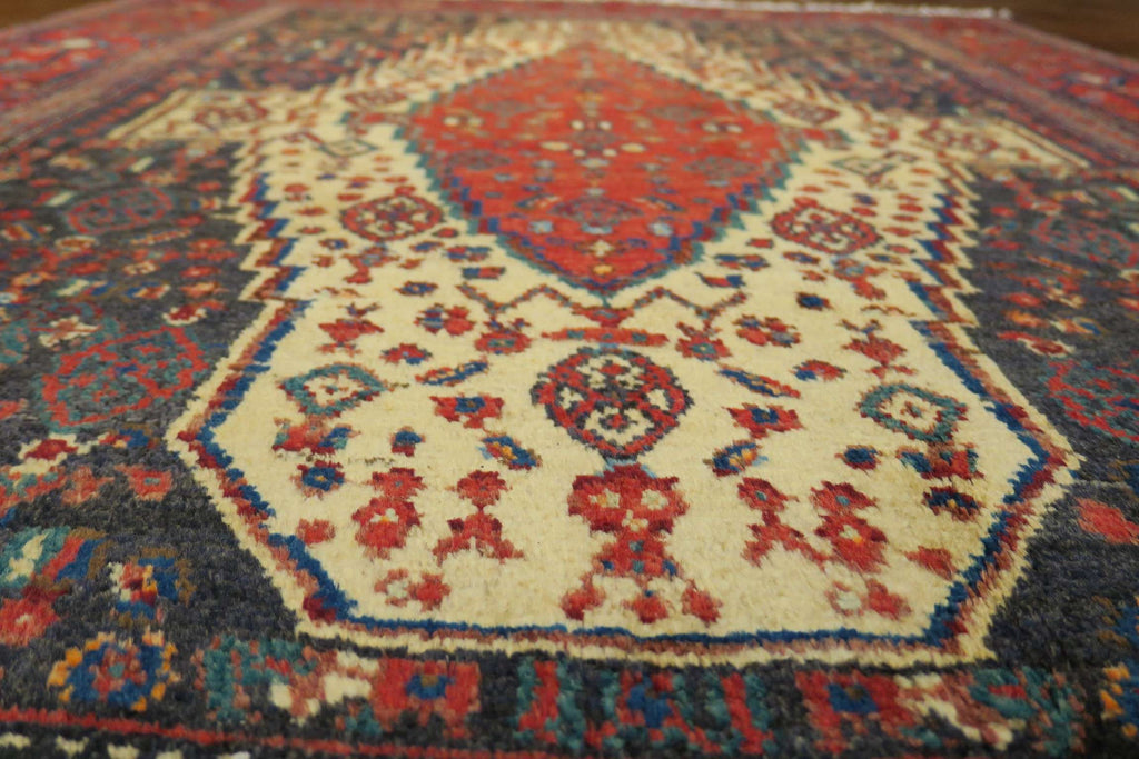 3' 9" x 5' 2" Persian Sanandaj Rug