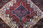 4' 2" x 4' 7" Persian Sanandaj Rug
