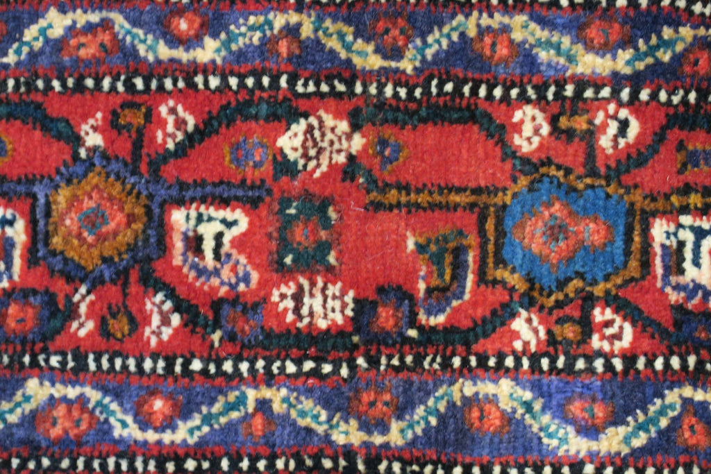 4' 2" x 4' 7" Persian Sanandaj Rug