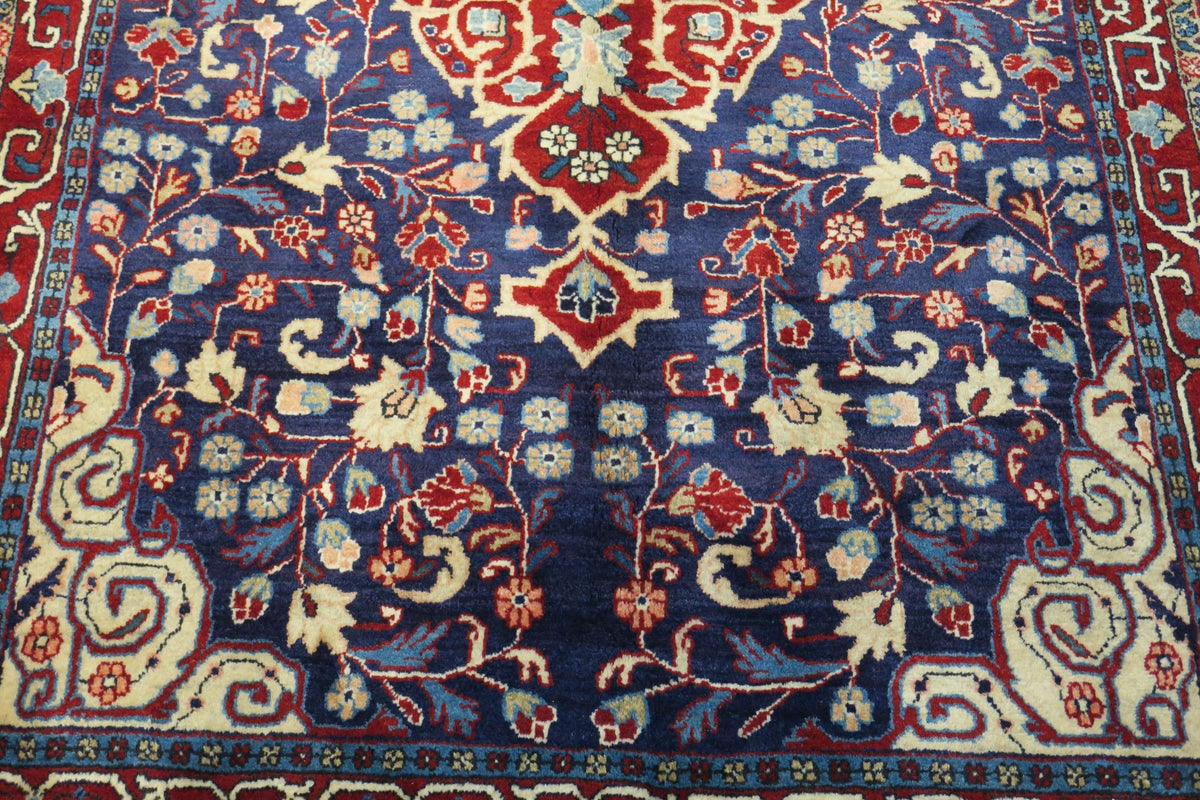 3' 5" x 5' 1" Persian Sarouk Rug