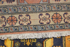 3' 4" x 4' 10" Vintage Ardabil Rug
