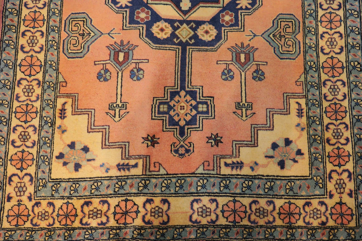 3' 4" x 4' 10" Vintage Ardabil Rug