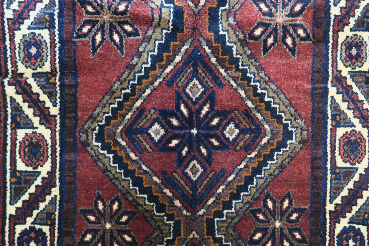 3'1'' x 10'2'' Persian Hamadan Runner