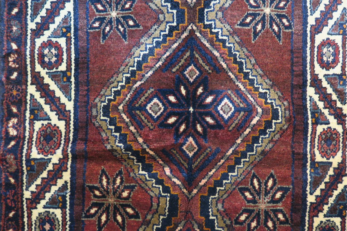 3'1'' x 10'2'' Persian Hamadan Runner